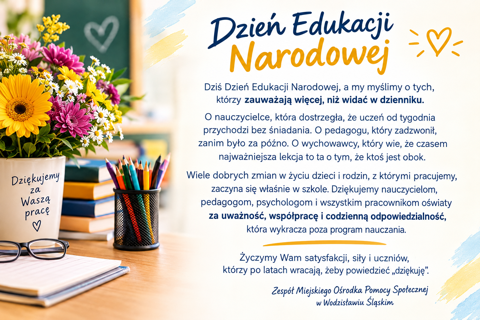 życzenia z&nbsp;okazji dnia nauczyciela