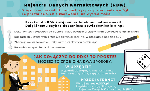 Zdjęcie do Rejestr Danych Kontaktowych (RDK)