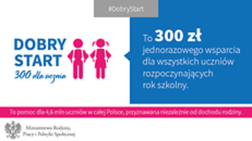 Zdjęcie do Świadczenie "Dobry Start" (300+)